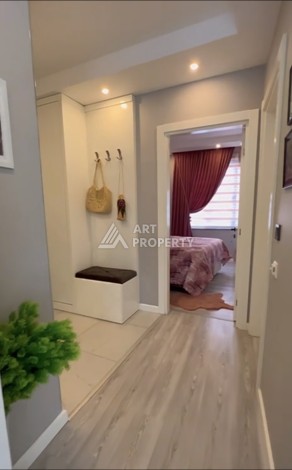 Современная квартира 1+1 с мебелью и тёплым полом, 50 кв.м. Тосмур, Алания - Ракурс 17