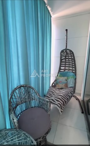 Современная квартира 1+1 с мебелью и тёплым полом, 50 кв.м. Тосмур, Алания - Ракурс 19