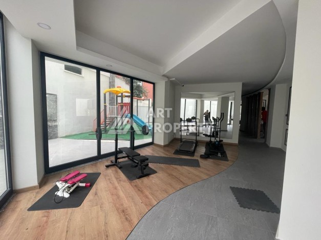 Современная квартира 1+1 с мебелью и тёплым полом, 50 кв.м. Тосмур, Алания - Ракурс 28