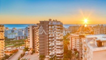 Квартира 2+1 с панорамным видом на море в Махмутларе, 115 кв.м. - Ракурс 4