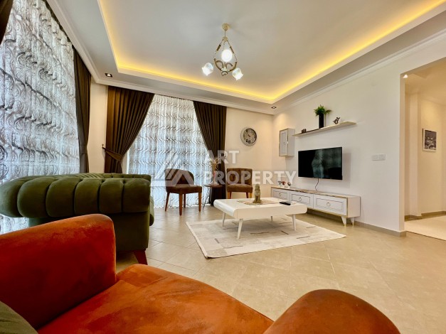 Квартира 2+1 с панорамным видом на море в Махмутларе, 115 кв.м. - Ракурс 18