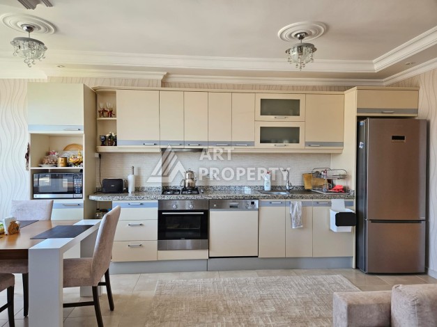 Светлая квартира 2+1 с видом на море в Махмутларе, 117 кв.м. - Ракурс 2