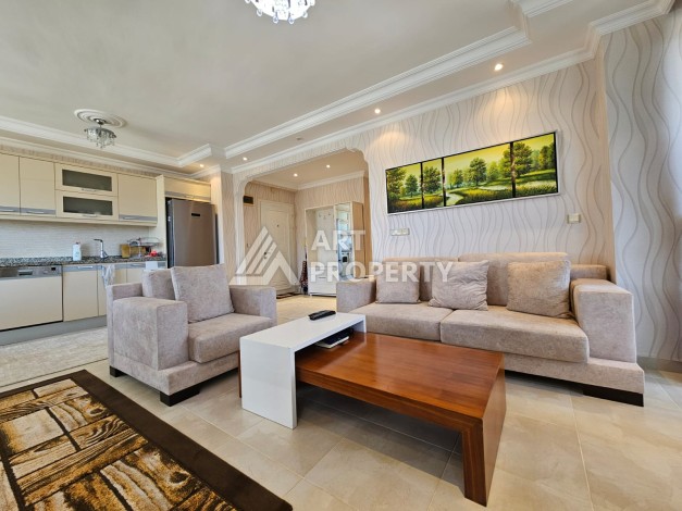 Светлая квартира 2+1 с видом на море в Махмутларе, 117 кв.м. - Ракурс 4