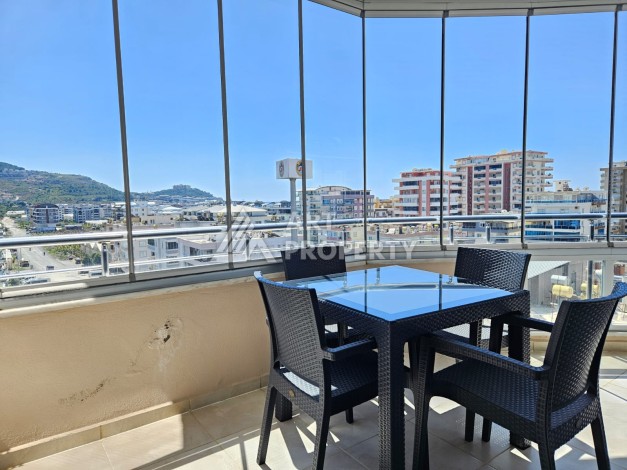 Светлая квартира 2+1 с видом на море в Махмутларе, 117 кв.м. - Ракурс 8