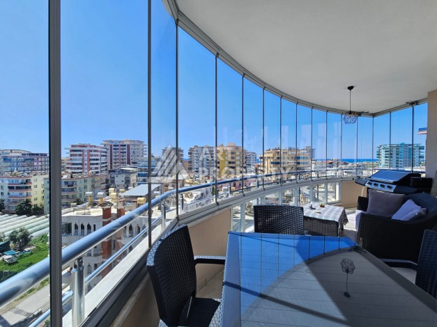 Светлая квартира 2+1 с видом на море в Махмутларе, 117 кв.м. - Ракурс 9