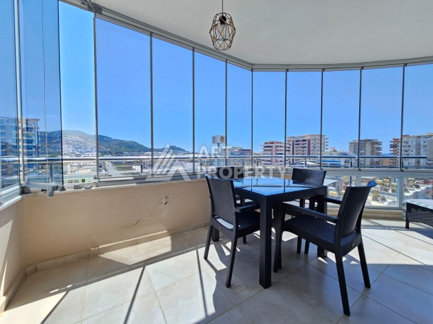 Светлая квартира 2+1 с видом на море в Махмутларе, 117 кв.м. - Ракурс 10