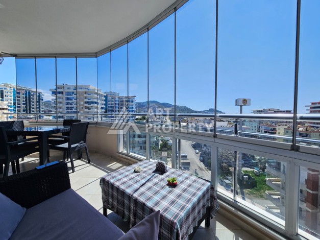 Светлая квартира 2+1 с видом на море в Махмутларе, 117 кв.м. - Ракурс 11