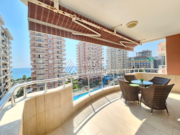 Горячее предложение! Квартира 2+1 с видом на море в Махмутларе, 125 кв.м. - Ракурс 3