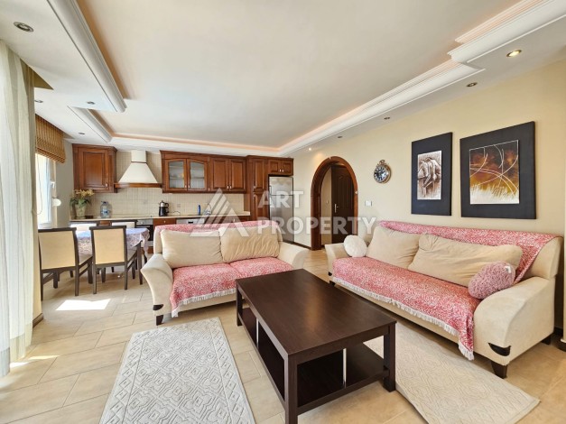 Горячее предложение! Квартира 2+1 с видом на море в Махмутларе, 125 кв.м. - Ракурс 6