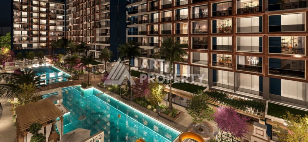 Старт строительства инвестиционного проекта с квартирами 0+1, 1+1, 2+1 в 520 метрах от моря. Томюк, Мерсин. - Ракурс 21