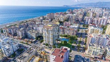 Эксклюзивная квартира у моря 2+1, всего 120 м до пляжа. Махмутлар, Алания - Ракурс 34