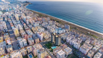 Эксклюзивная квартира у моря 2+1, всего 120 м до пляжа. Махмутлар, Алания - Ракурс 36