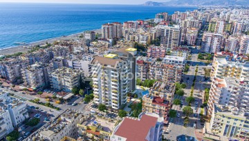Эксклюзивная квартира у моря 2+1, всего 120 м до пляжа. Махмутлар, Алания - Ракурс 38