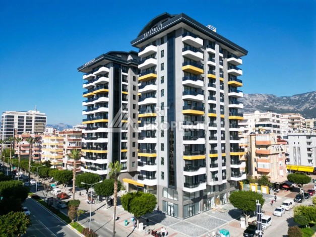 Эксклюзивная квартира у моря 2+1, всего 120 м до пляжа. Махмутлар, Алания - Ракурс 55