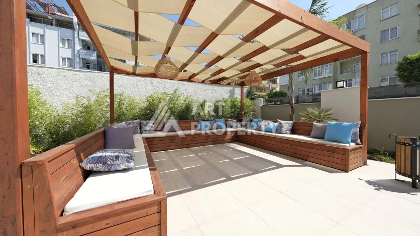 Квартира 2+1 в стильной резиденции в 250 м от моря. Центр, Алания - Ракурс 4