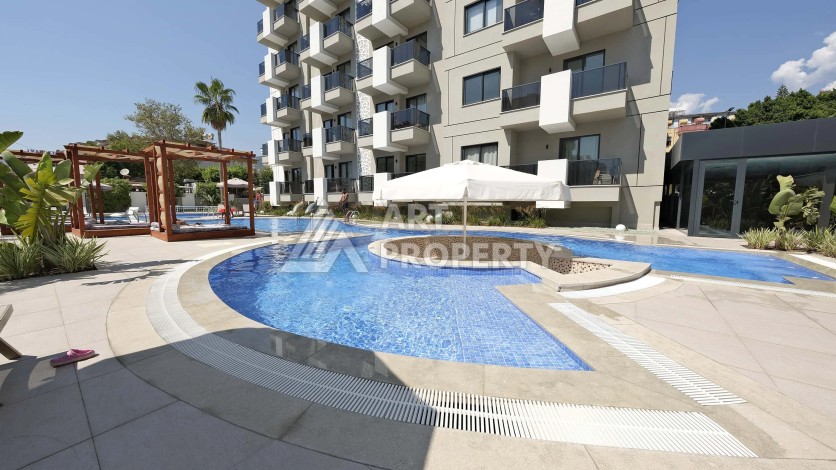 Квартира 2+1 в стильной резиденции в 250 м от моря. Центр, Алания - Ракурс 7