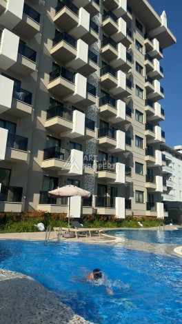 Квартира 2+1 в стильной резиденции в 250 м от моря. Центр, Алания - Ракурс 9