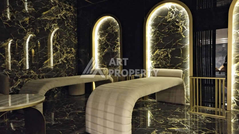 Квартира 2+1 в стильной резиденции в 250 м от моря. Центр, Алания - Ракурс 32