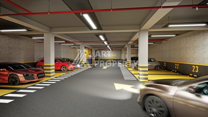 Квартира 2+1, 102 м² в престижной резиденции Махмутлара, всего 120 метров до моря. - Ракурс 35