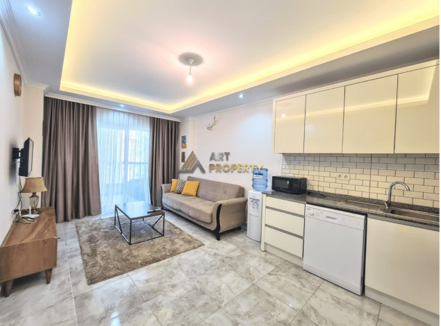 Двухкомнатная квартира с мебелью и техникой в районе Махмутлар, Алания, 65 м2 - Ракурс 6