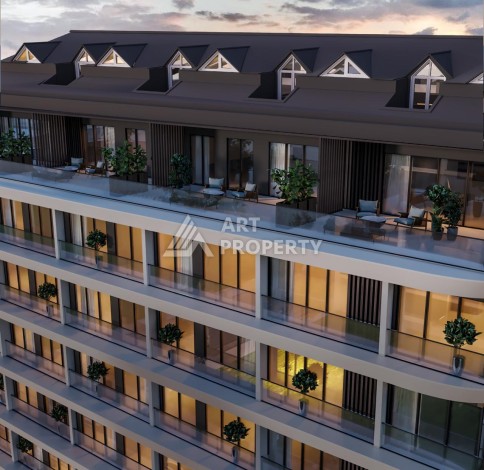 Современные квартиры 1+1, 2+1 и дуплексы 3+1 в Каитхане. Выгодное вложение в недвижимость Стамбула - Ракурс 3