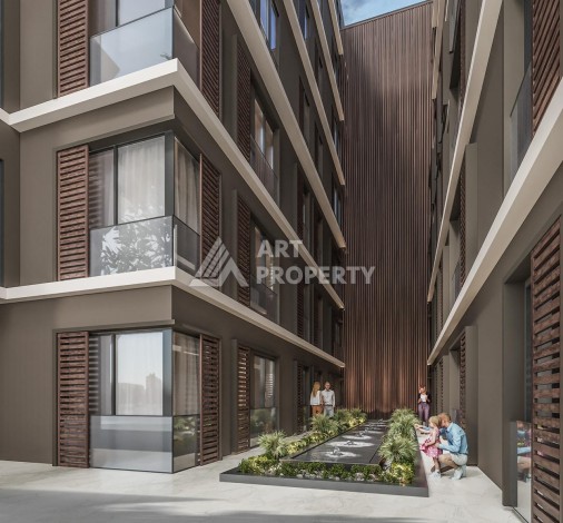 Современные квартиры 1+1, 2+1 и дуплексы 3+1 в Каитхане. Выгодное вложение в недвижимость Стамбула - Ракурс 4