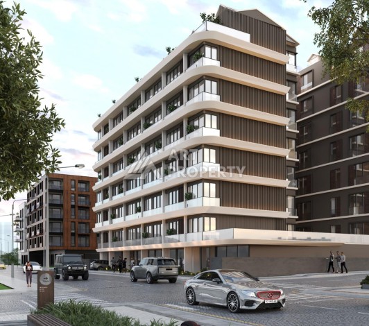 Современные квартиры 1+1, 2+1 и дуплексы 3+1 в Каитхане. Выгодное вложение в недвижимость Стамбула - Ракурс 8