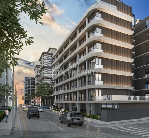 Современные квартиры 1+1, 2+1 и дуплексы 3+1 в Каитхане. Выгодное вложение в недвижимость Стамбула - Ракурс 12