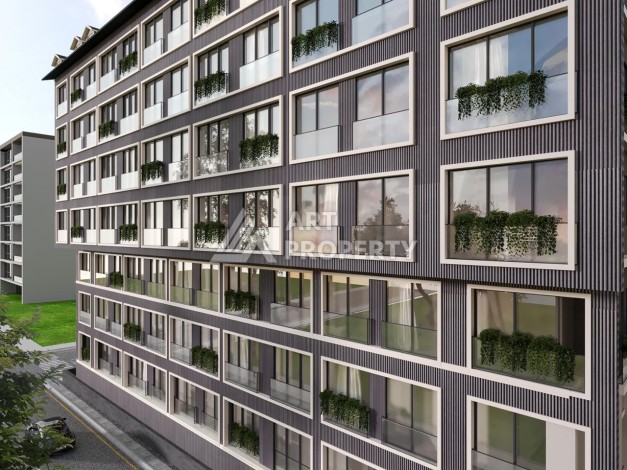 Современные квартиры 1+1, 2+1 и дуплексы 3+1 в Каитхане. Выгодное вложение в недвижимость Стамбула - Ракурс 13