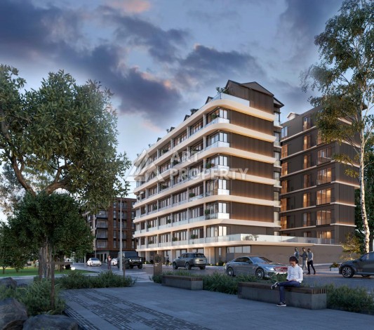 Современные квартиры 1+1, 2+1 и дуплексы 3+1 в Каитхане. Выгодное вложение в недвижимость Стамбула - Ракурс 18