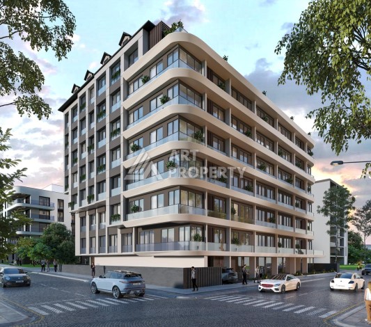 Современные квартиры 1+1, 2+1 и дуплексы 3+1 в Каитхане. Выгодное вложение в недвижимость Стамбула - Ракурс 19