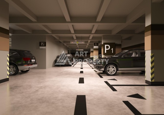 Современные квартиры 1+1, 2+1 и дуплексы 3+1 в Каитхане. Выгодное вложение в недвижимость Стамбула - Ракурс 26