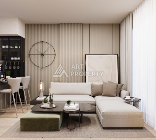 Современные квартиры 1+1, 2+1 и дуплексы 3+1 в Каитхане. Выгодное вложение в недвижимость Стамбула - Ракурс 29