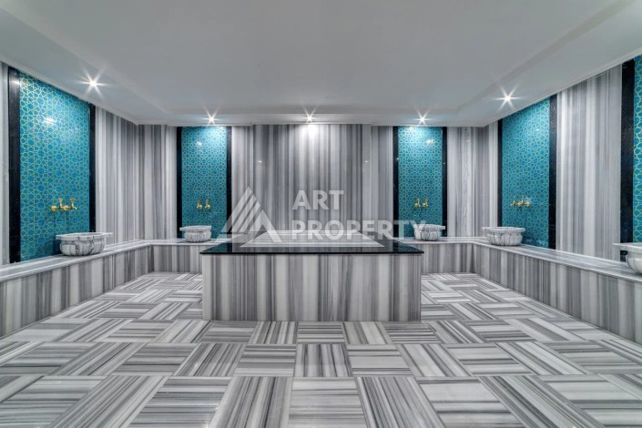 Квартиры  58-186 м2 в стильном ЖК в Авсалларе. Рассрочка на 2 года - Ракурс 13