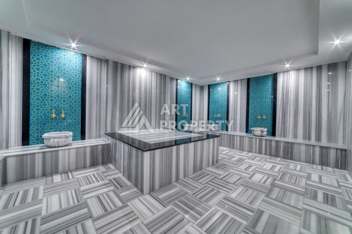 Квартиры  58-186 м2 в стильном ЖК в Авсалларе. Рассрочка на 2 года - Ракурс 14