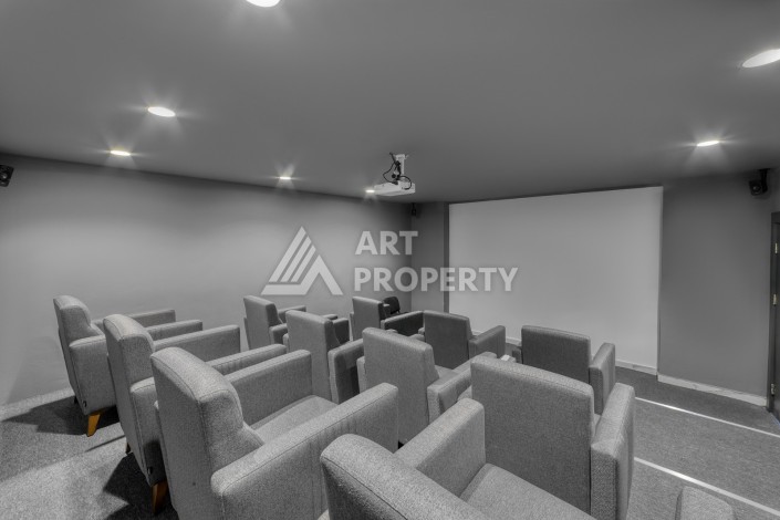 Квартира 1+1 с видом на бассейн в Авсалларе, 57,5 м² - Ракурс 10