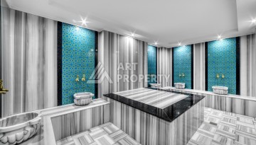 Квартира 1+1 с видом на бассейн в Авсалларе, 57,5 м² - Ракурс 12