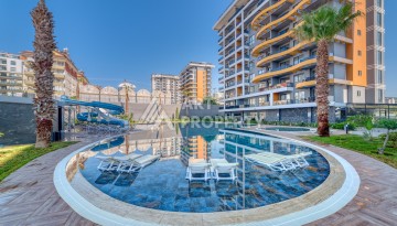Квартира 1+1 с видом на бассейн в Авсалларе, 57,5 м² - Ракурс 23