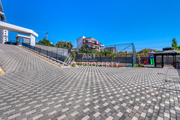 Квартира 1+1 с видом на бассейн в Авсалларе, 57,5 м² - Ракурс 23