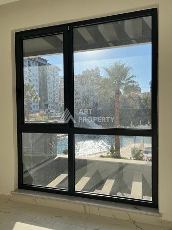 Квартира 1+1 с видом на бассейн в Авсалларе, 57,5 м² - Ракурс 55