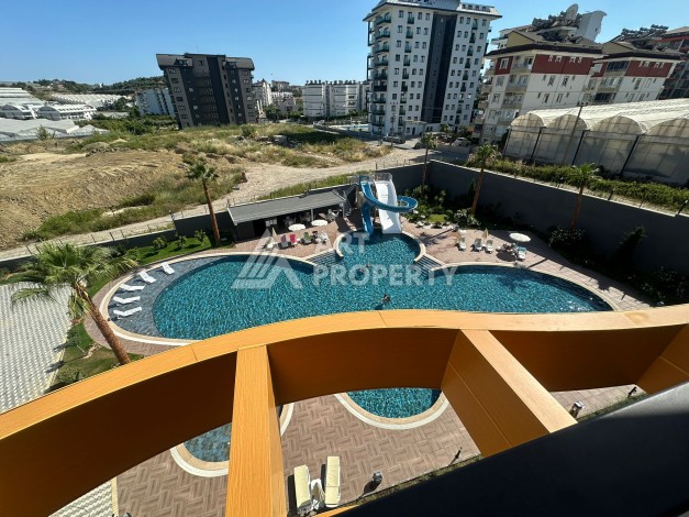 Квартира 2+1 с мебелью в стильной резиденции, 101 кв.м. Авсаллар, Алания - Ракурс 42