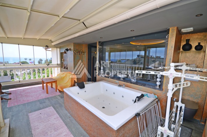 Вилла 5+1 с собственной СПА зоной, всего 200 м от моря. Кестель, Алания - Ракурс 29