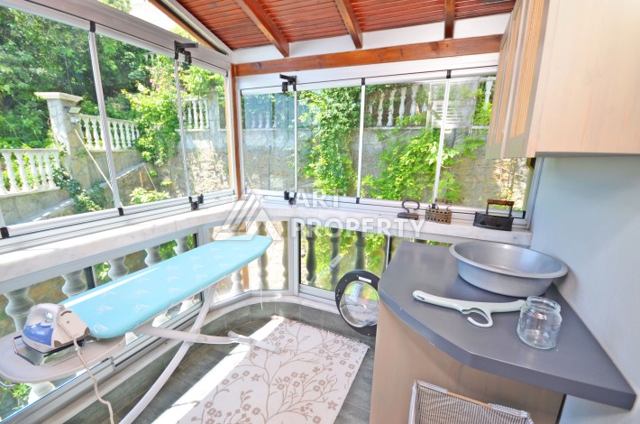 Вилла 5+1 с собственной СПА зоной, всего 200 м от моря. Кестель, Алания - Ракурс 31