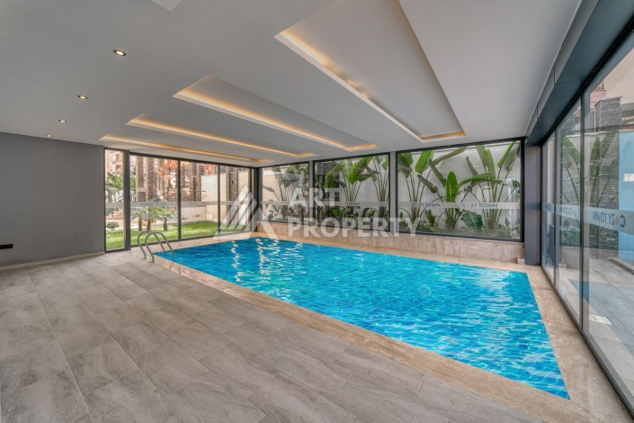 Квартира 1+1 с мебелью, 350 м от моря в центре Махмутлара - Ракурс 9