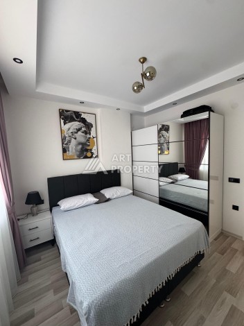 Квартира 1+1 с мебелью, 350 м от моря в центре Махмутлара - Ракурс 22