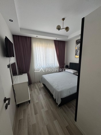 Квартира 1+1 с мебелью, 350 м от моря в центре Махмутлара - Ракурс 24