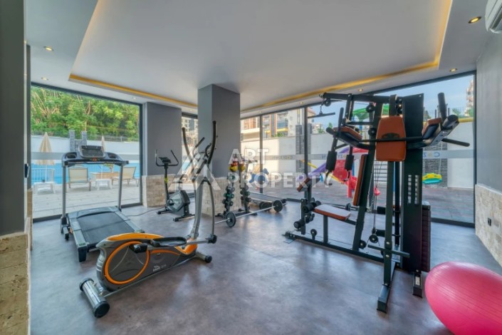 Квартира 1+1 с мебелью, 350 м от моря в центре Махмутлара - Ракурс 29