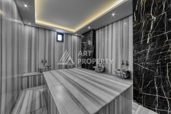 Квартира 1+1 с мебелью, 350 м от моря в центре Махмутлара - Ракурс 31