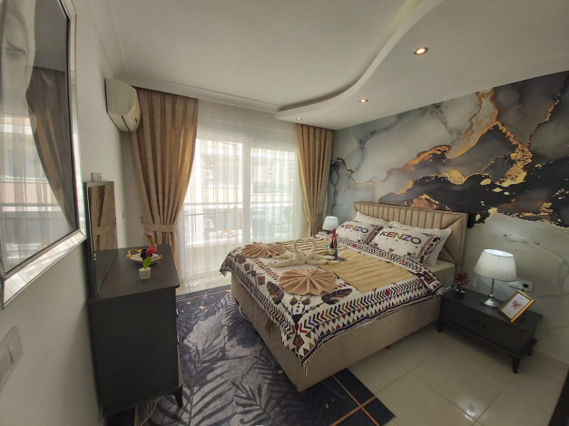 Двухкомнатная меблированная квартира на одной из центральных улиц Махмутлара, Алания, 70 м - Ракурс 5