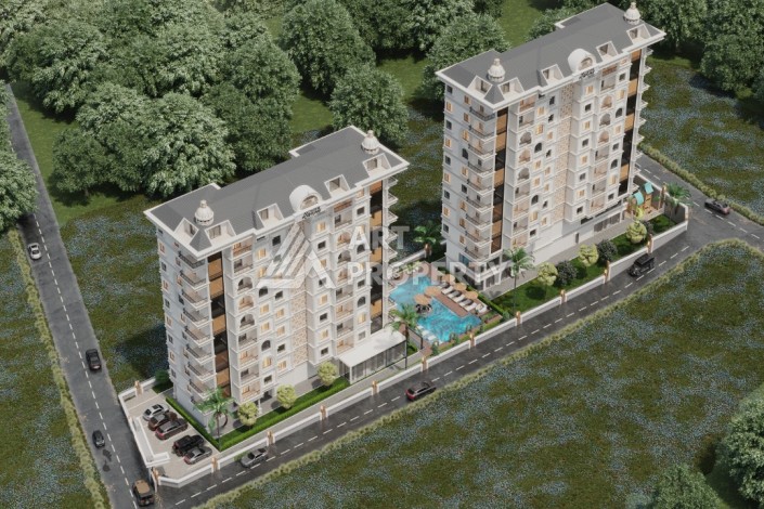 Квартиры в рассрочку на 36 месяцев от 56 до 177 кв.м в центре Махмутлара - Ракурс 5